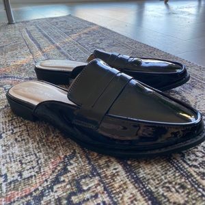 Patent leather loafers by London rag